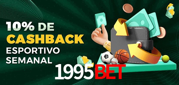 10% de bônus de cashback na 1995bet