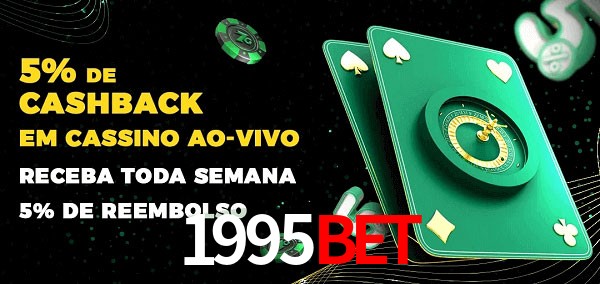 Promoções do cassino ao Vivo 1995bet